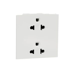 Ổ cắm đôi 3 chấu 16A size E Schneider M3T426UST2_WE